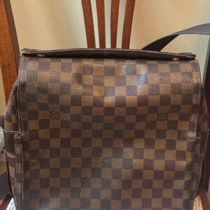 Louis Vuitton Authentic Damier Ebene Crossbody Naviglio Unisex Bag